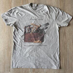 Next Level Apparel Graphic T-Shirt Size M Gray “Since 1926” Carpenter ToolsPrint